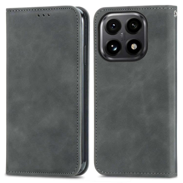 For Xiaomi 15T Retro Skin Feel Magnetic Flip Leather Phone Case