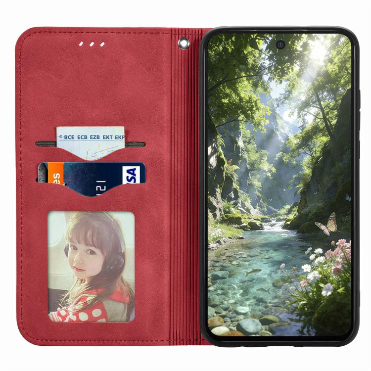 For Redmi Turbo 5 5G Retro Skin Feel Magnetic Flip Leather Phone Case
