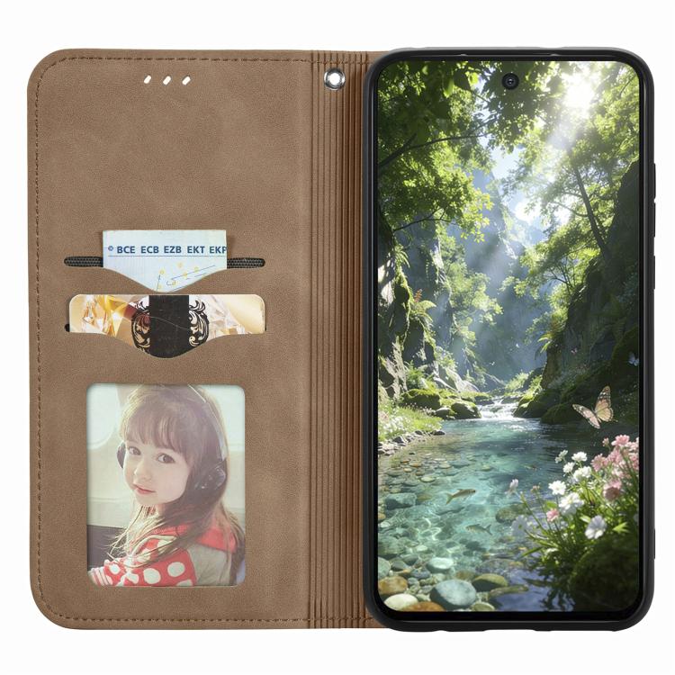 For Xiaomi Poco X8 Pro 5G Retro Skin Feel Magnetic Flip Leather Phone Case