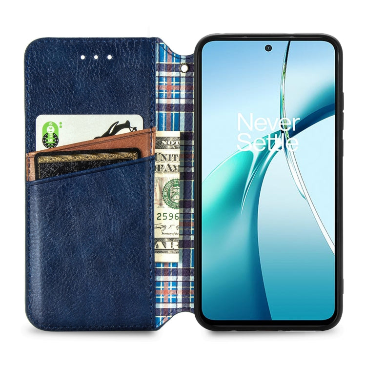 For Xiaomi 15 Cubic Grid Pressed Magnetic Leather Phone Case
