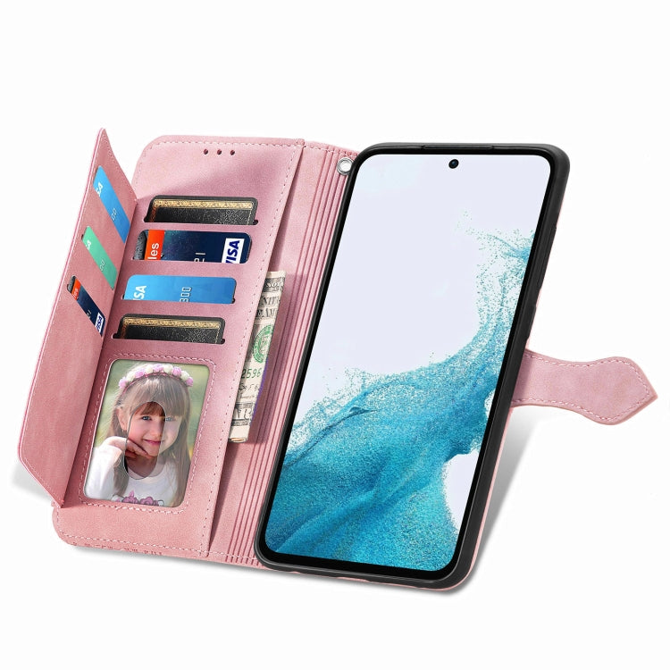 For Samsung Galaxy A36 5G Embossed Flower Zipper Leather Phone Case