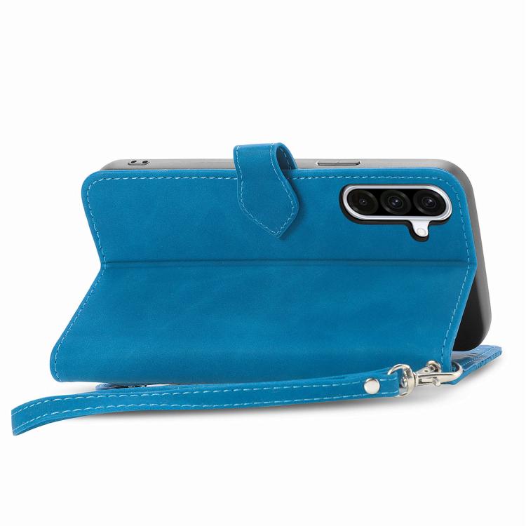 For Samsung Galaxy A26 5G Embossed Flower Zipper Leather Phone Case