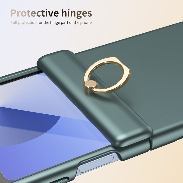 For Samsung Galaxy Z Flip6 / Flip7 FE Starry Sky Plated Ring Case-film Integrated Phone Case