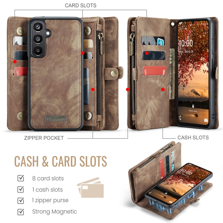 For Samsung Galaxy A16 5G CaseMe 008 Detachable Multifunctional Leather Phone Case