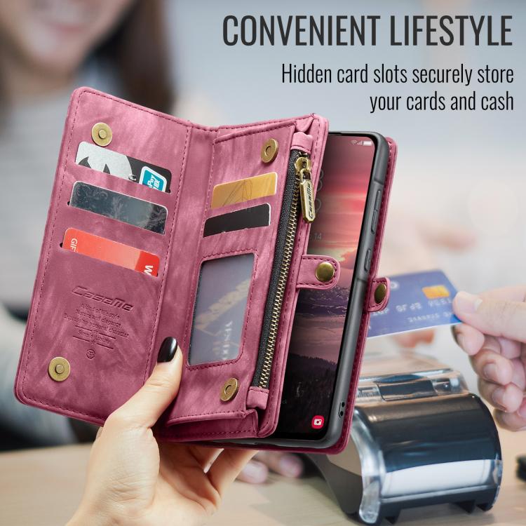 For Samsung Galaxy A36 5G CaseMe 008 Detachable Multifunctional Leather Phone Case