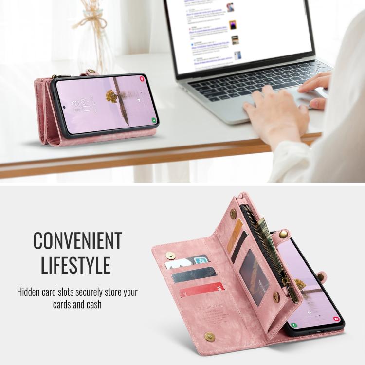 For Samsung Galaxy A36 5G CaseMe 008 Detachable Multifunctional Leather Phone Case