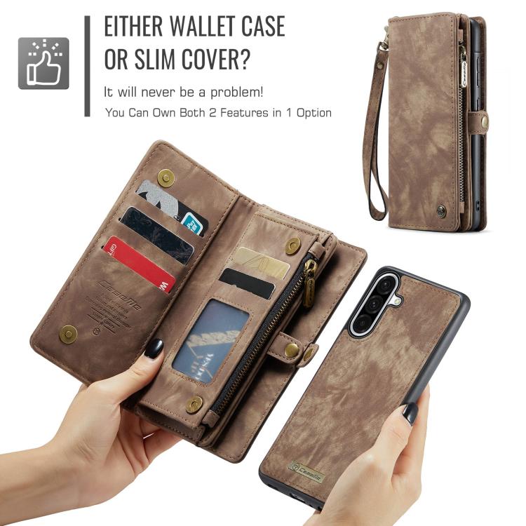 For Samsung Galaxy A36 5G CaseMe 008 Detachable Multifunctional Leather Phone Case