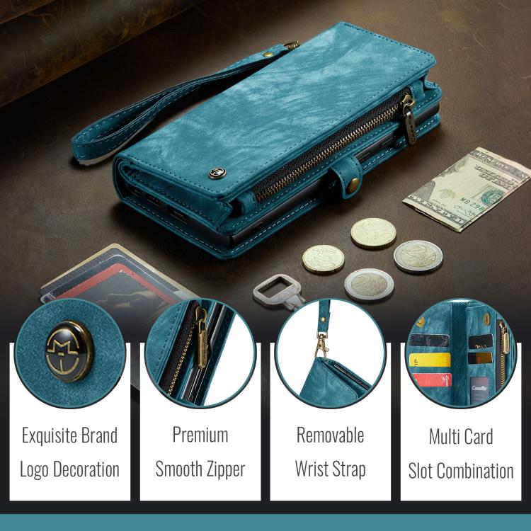For Samsung Galaxy Z Fold7 CaseMe 008 Detachable Multifunctional Leather Phone Case