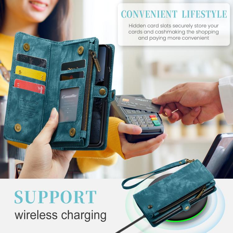 For Samsung Galaxy Z Fold7 CaseMe 008 Detachable Multifunctional Leather Phone Case