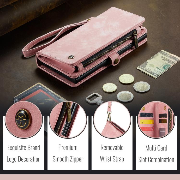 For Samsung Galaxy Z Fold7 CaseMe 008 Detachable Multifunctional Leather Phone Case