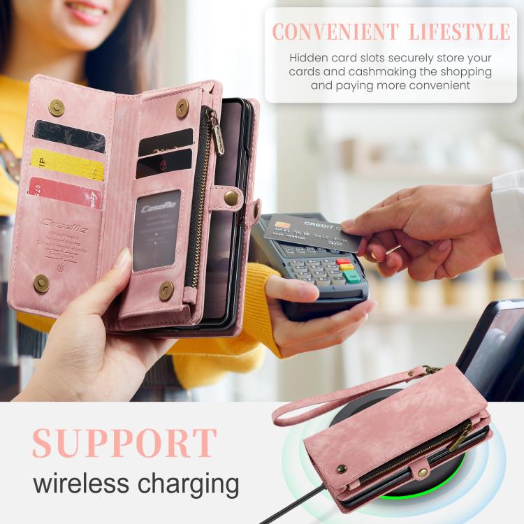 For Samsung Galaxy Z Fold7 CaseMe 008 Detachable Multifunctional Leather Phone Case