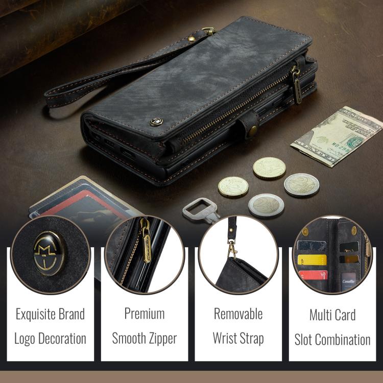 For Samsung Galaxy Z Fold7 CaseMe 008 Detachable Multifunctional Leather Phone Case