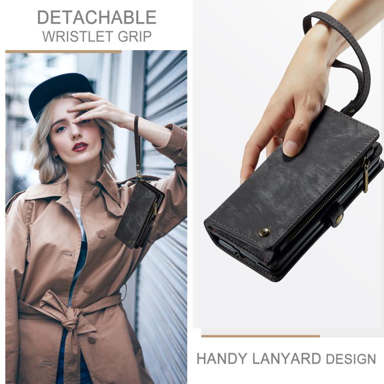 For Samsung Galaxy Z Fold7 CaseMe 008 Detachable Multifunctional Leather Phone Case