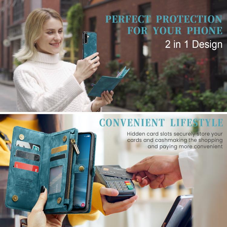 For Samsung Galaxy A17 CaseMe 008 Detachable Multifunctional Leather Phone Case