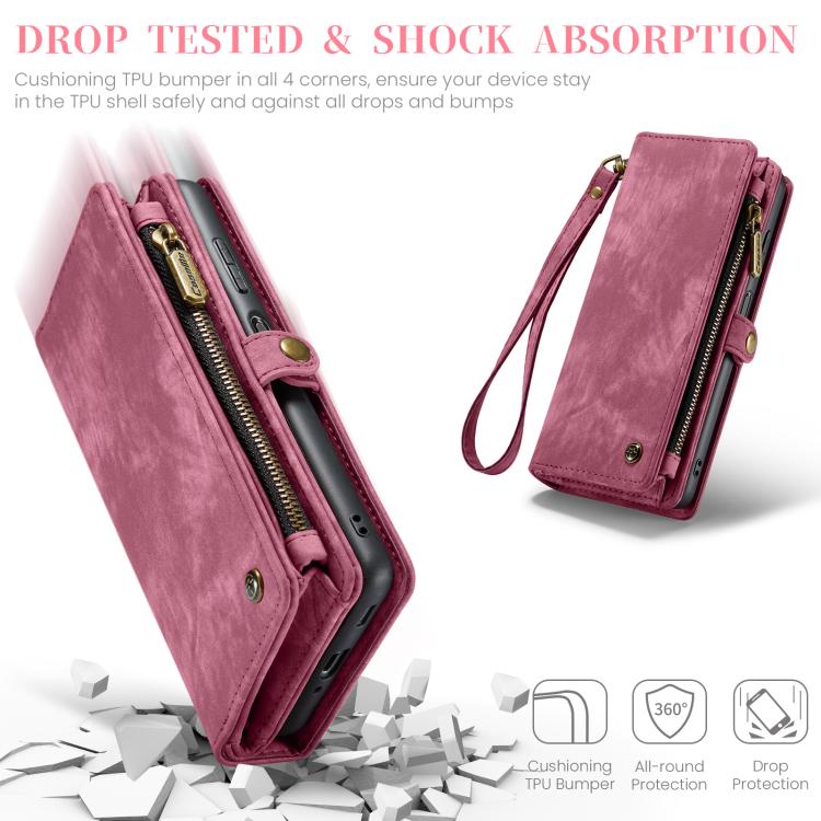 For Samsung Galaxy A17 CaseMe 008 Detachable Multifunctional Leather Phone Case