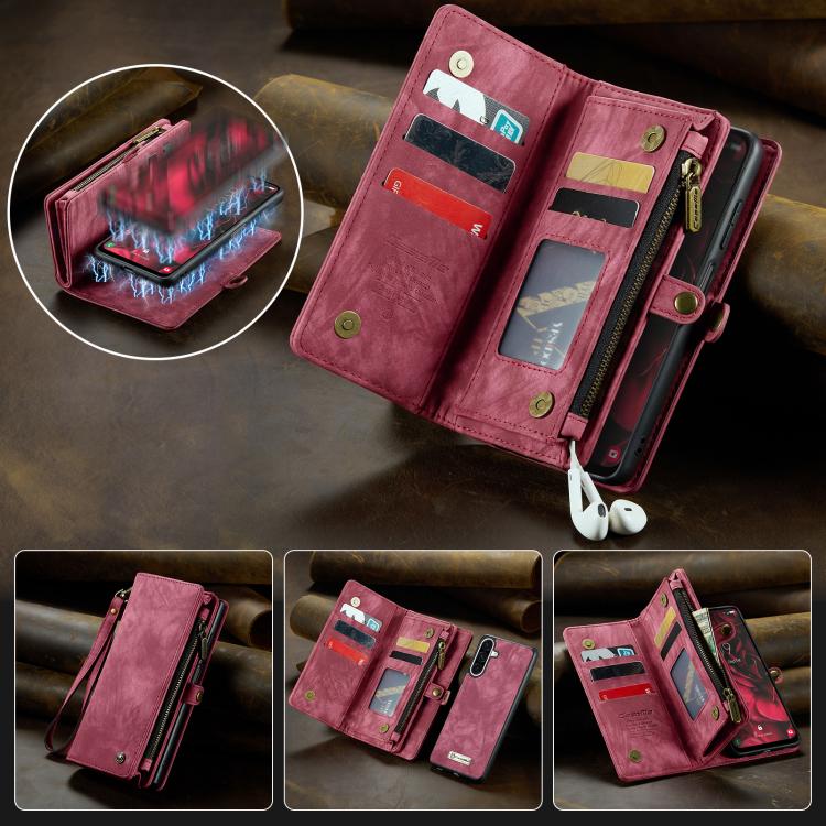 For Samsung Galaxy A17 CaseMe 008 Detachable Multifunctional Leather Phone Case