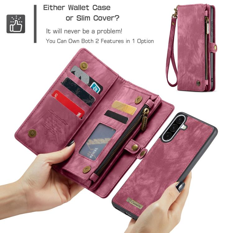 For Samsung Galaxy A17 CaseMe 008 Detachable Multifunctional Leather Phone Case