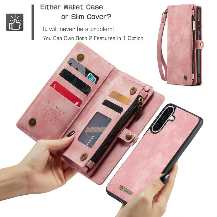 For Samsung Galaxy A17 CaseMe 008 Detachable Multifunctional Leather Phone Case