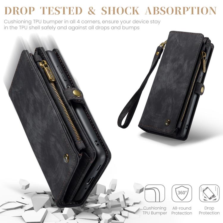 For Samsung Galaxy A17 CaseMe 008 Detachable Multifunctional Leather Phone Case