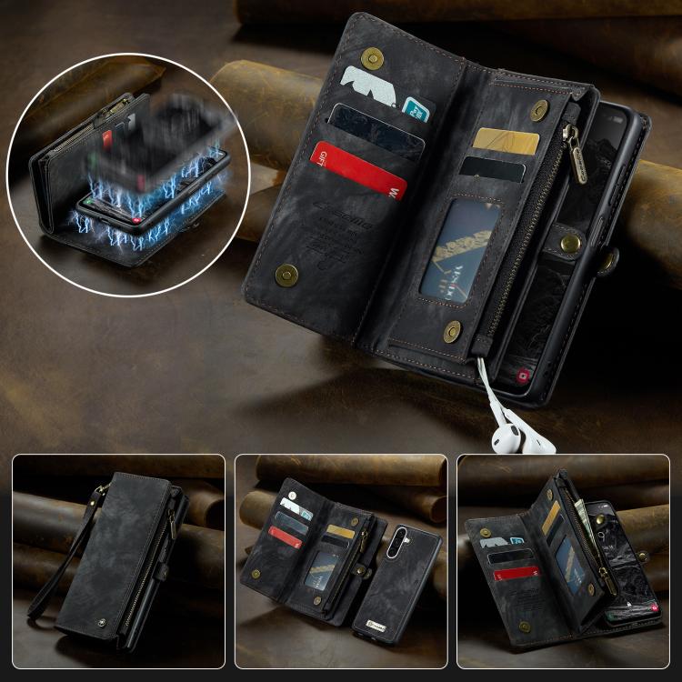 For Samsung Galaxy A17 CaseMe 008 Detachable Multifunctional Leather Phone Case