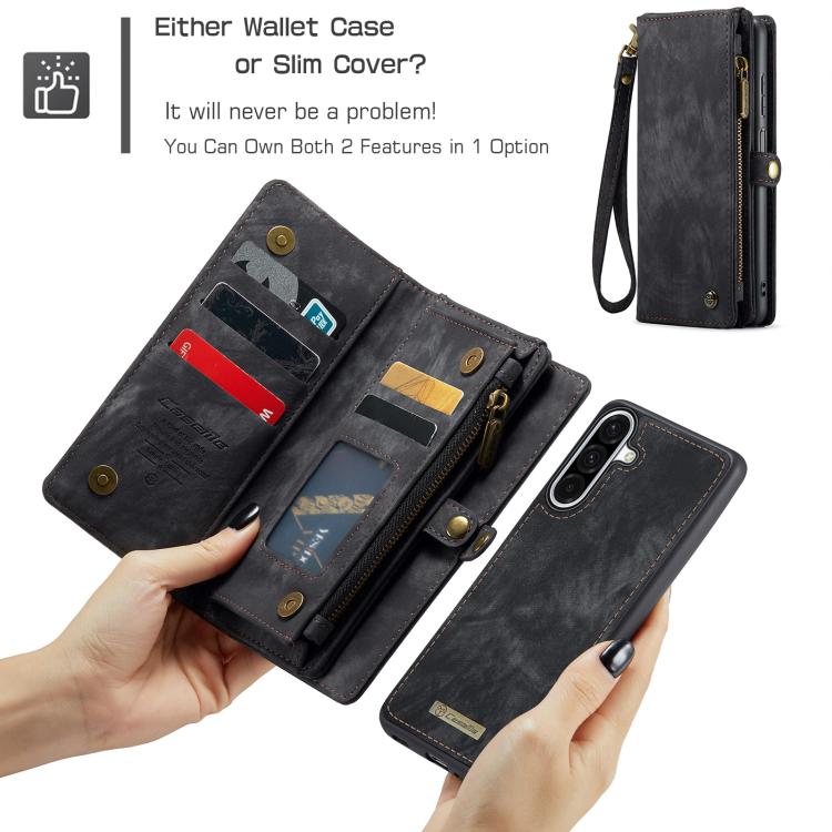 For Samsung Galaxy A17 CaseMe 008 Detachable Multifunctional Leather Phone Case