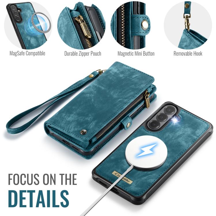 For Samsung Galaxy S26+ 5G CaseMe 008 Detachable Multifunctional Leather Phone Case