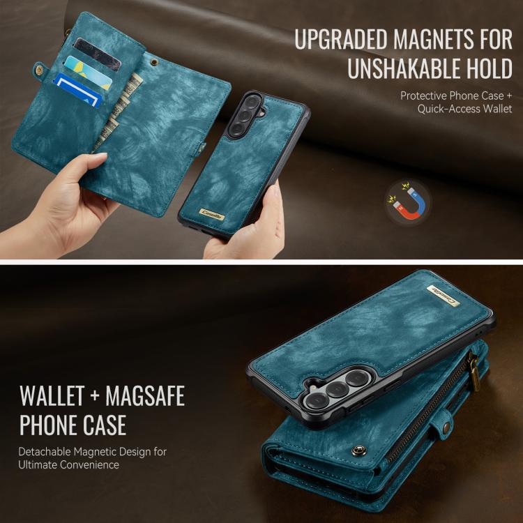 For Samsung Galaxy S26+ 5G CaseMe 008 Detachable Multifunctional Leather Phone Case