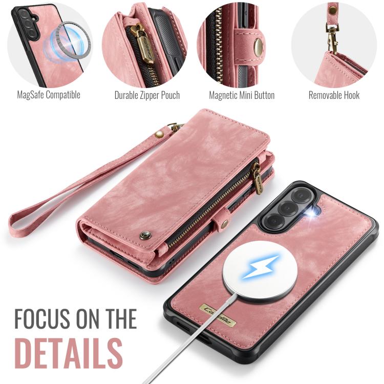 For Samsung Galaxy S26+ 5G CaseMe 008 Detachable Multifunctional Leather Phone Case
