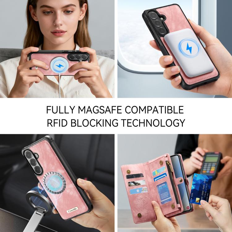 For Samsung Galaxy S26+ 5G CaseMe 008 Detachable Multifunctional Leather Phone Case