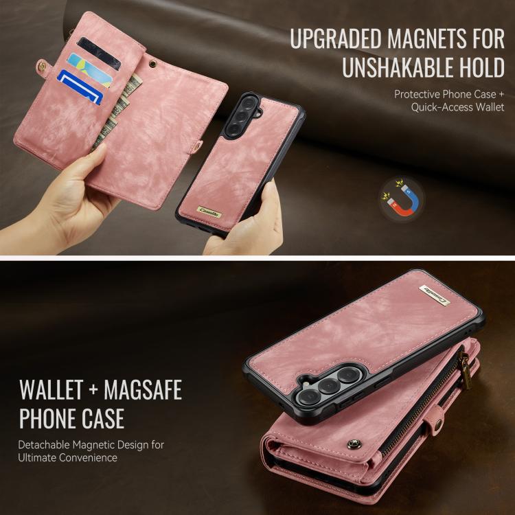 For Samsung Galaxy S26+ 5G CaseMe 008 Detachable Multifunctional Leather Phone Case