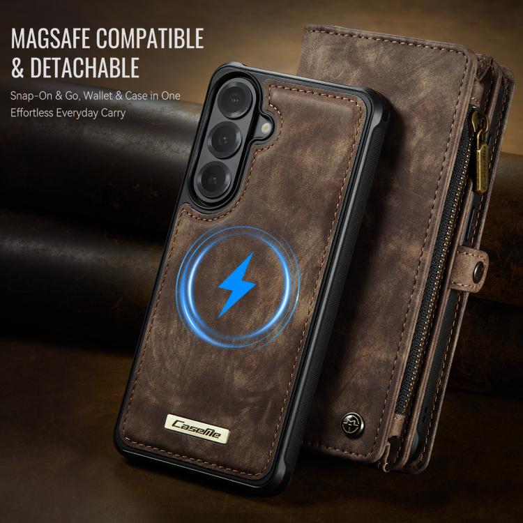 For Samsung Galaxy S26+ 5G CaseMe 008 Detachable Multifunctional Leather Phone Case