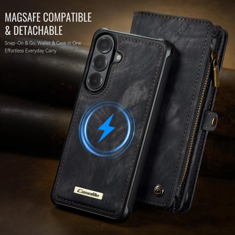 For Samsung Galaxy S26+ 5G CaseMe 008 Detachable Multifunctional Leather Phone Case