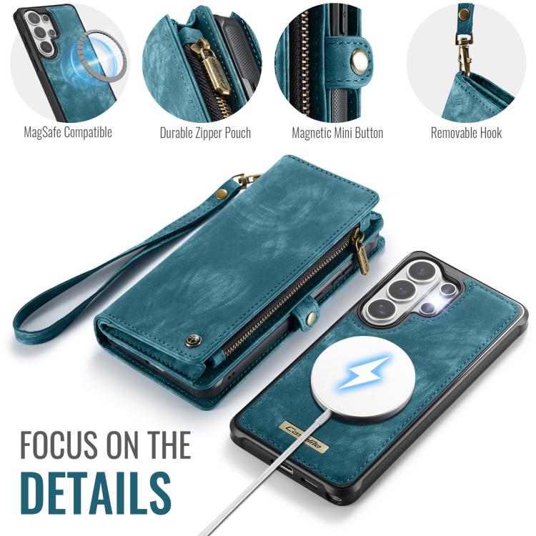For Samsung Galaxy S26 Ultra 5G CaseMe 008 Detachable Multifunctional Leather Phone Case