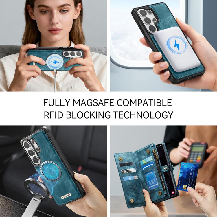 For Samsung Galaxy S26 Ultra 5G CaseMe 008 Detachable Multifunctional Leather Phone Case