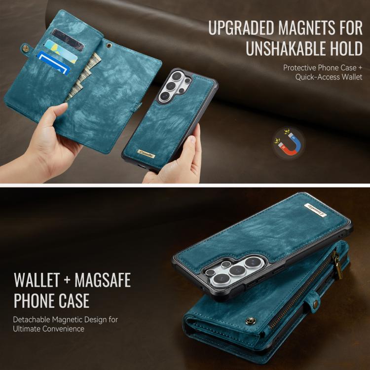 For Samsung Galaxy S26 Ultra 5G CaseMe 008 Detachable Multifunctional Leather Phone Case