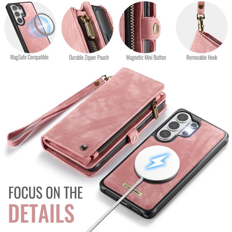 For Samsung Galaxy S26 Ultra 5G CaseMe 008 Detachable Multifunctional Leather Phone Case