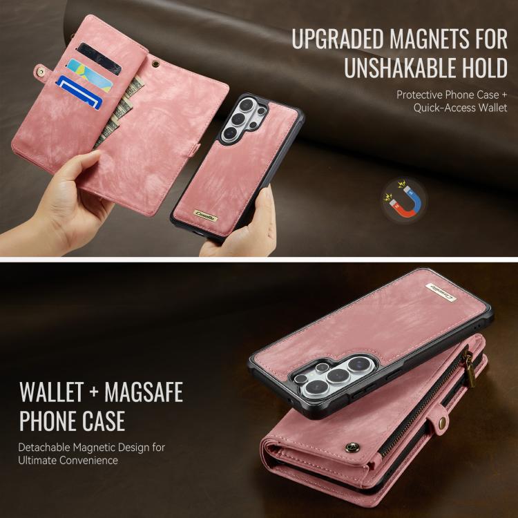 For Samsung Galaxy S26 Ultra 5G CaseMe 008 Detachable Multifunctional Leather Phone Case