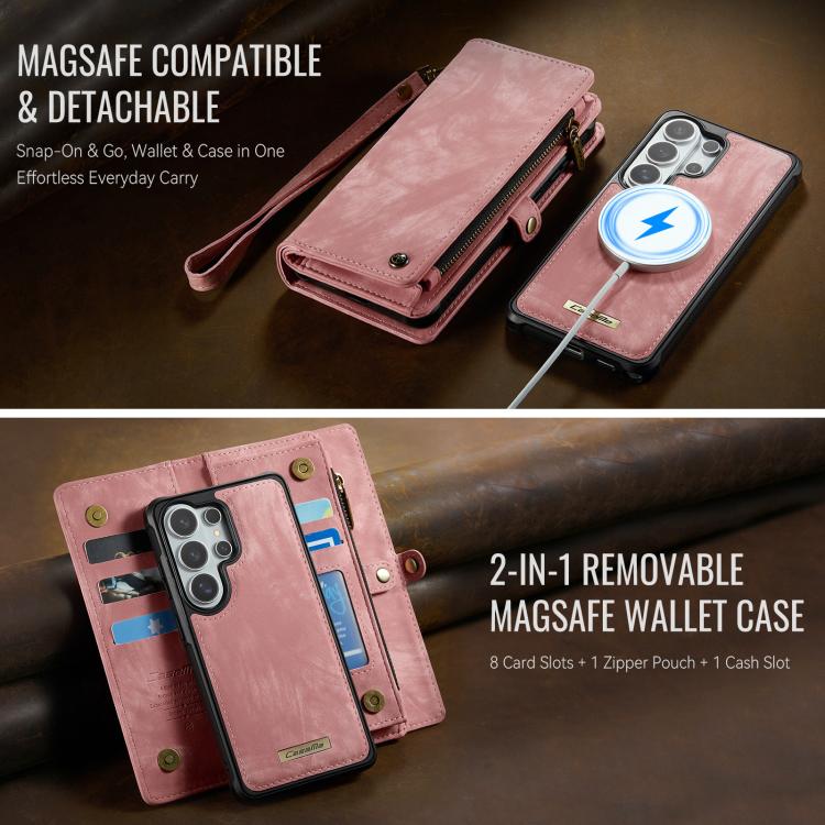 For Samsung Galaxy S26 Ultra 5G CaseMe 008 Detachable Multifunctional Leather Phone Case