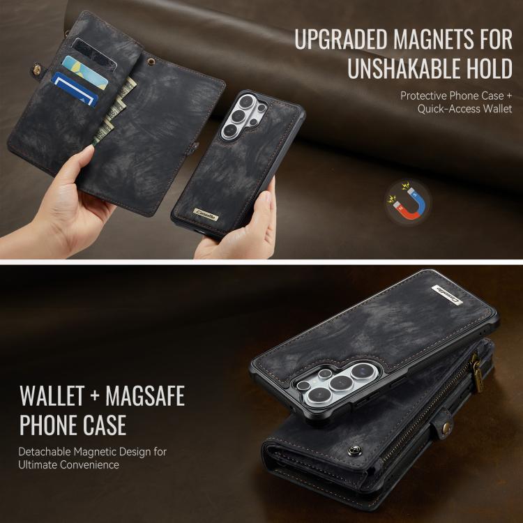 For Samsung Galaxy S26 Ultra 5G CaseMe 008 Detachable Multifunctional Leather Phone Case