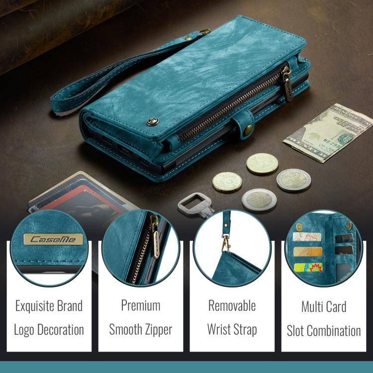 For Samsung Galaxy A37 5G CaseMe 008 Detachable Multifunctional Leather Phone Case