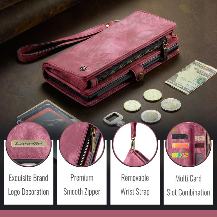 For Samsung Galaxy A37 5G CaseMe 008 Detachable Multifunctional Leather Phone Case