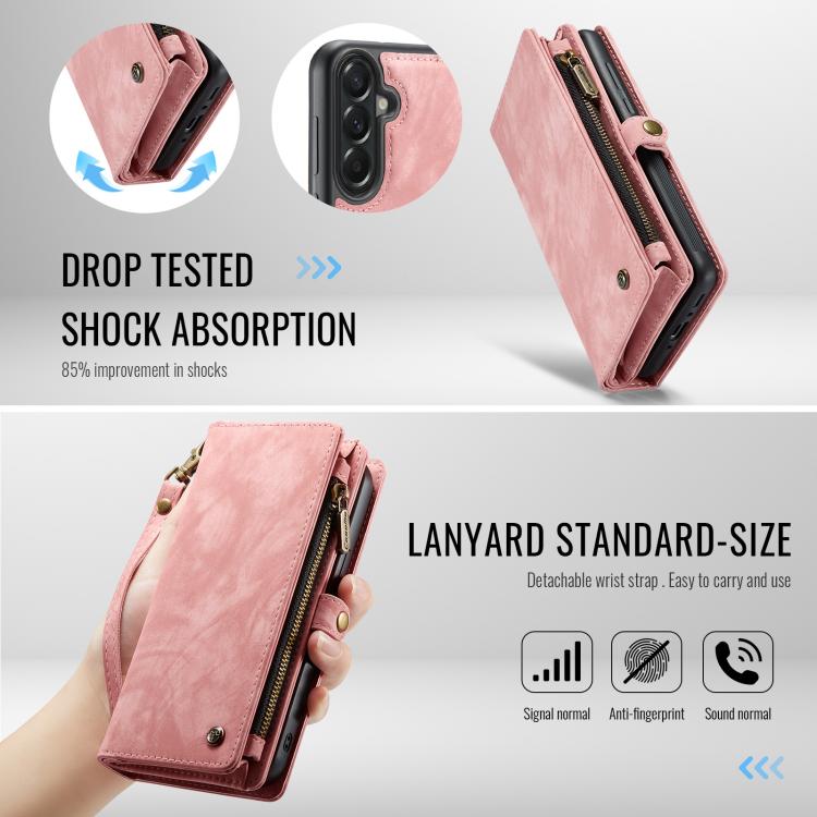 For Samsung Galaxy A37 5G CaseMe 008 Detachable Multifunctional Leather Phone Case