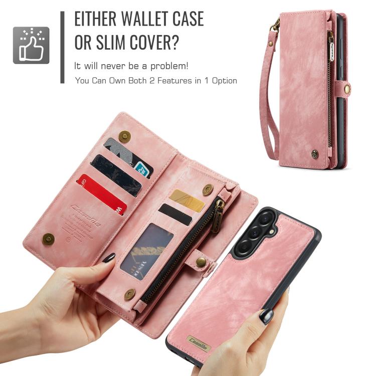 For Samsung Galaxy A37 5G CaseMe 008 Detachable Multifunctional Leather Phone Case