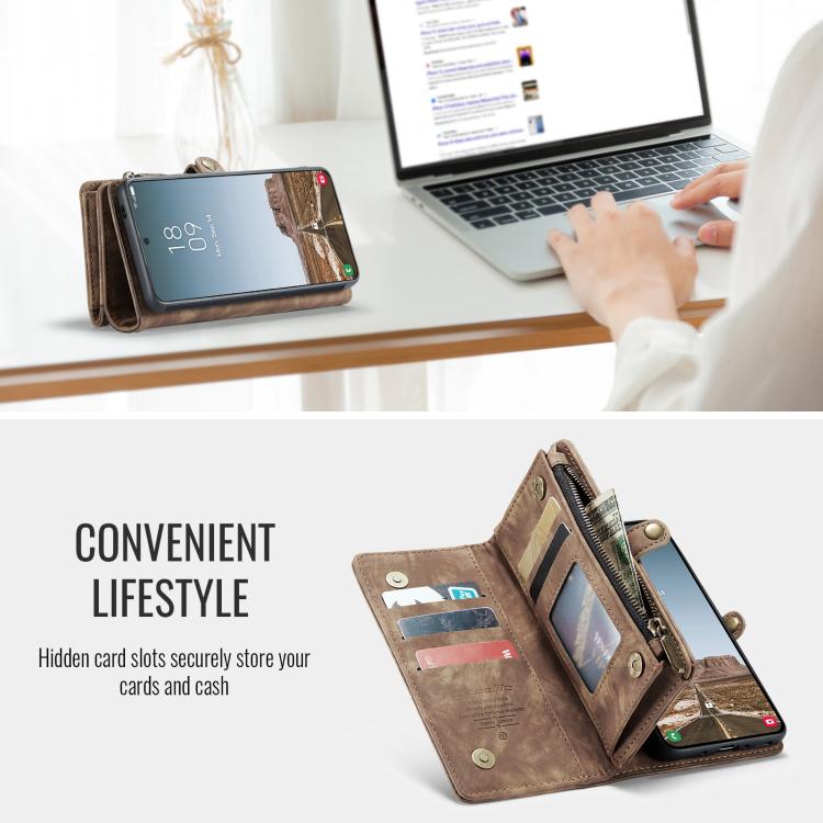 For Samsung Galaxy A37 5G CaseMe 008 Detachable Multifunctional Leather Phone Case