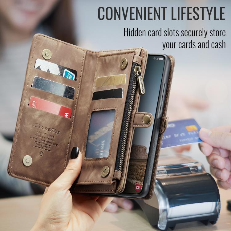 For Samsung Galaxy A37 5G CaseMe 008 Detachable Multifunctional Leather Phone Case