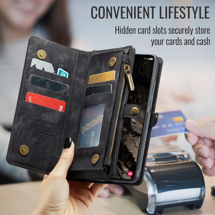 For Samsung Galaxy A37 5G CaseMe 008 Detachable Multifunctional Leather Phone Case
