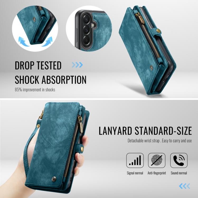 For Samsung Galaxy A57 5G CaseMe 008 Detachable Multifunctional Leather Phone Case