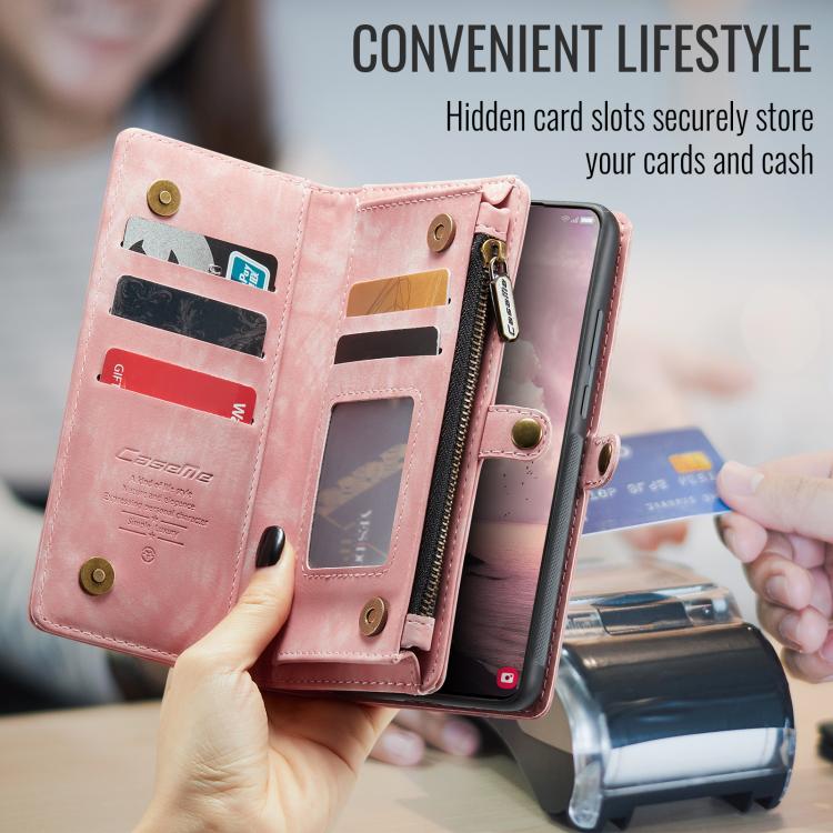 For Samsung Galaxy A57 5G CaseMe 008 Detachable Multifunctional Leather Phone Case