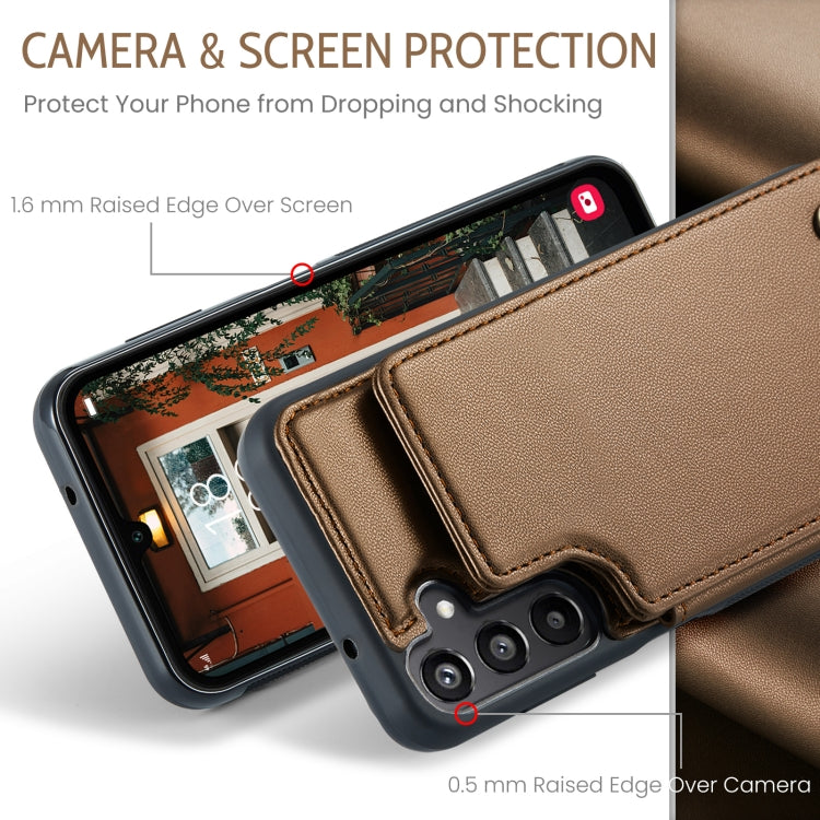 For Samsung Galaxy A16 5G CaseMe C22 Card Slots Holder RFID Anti-theft Phone Case