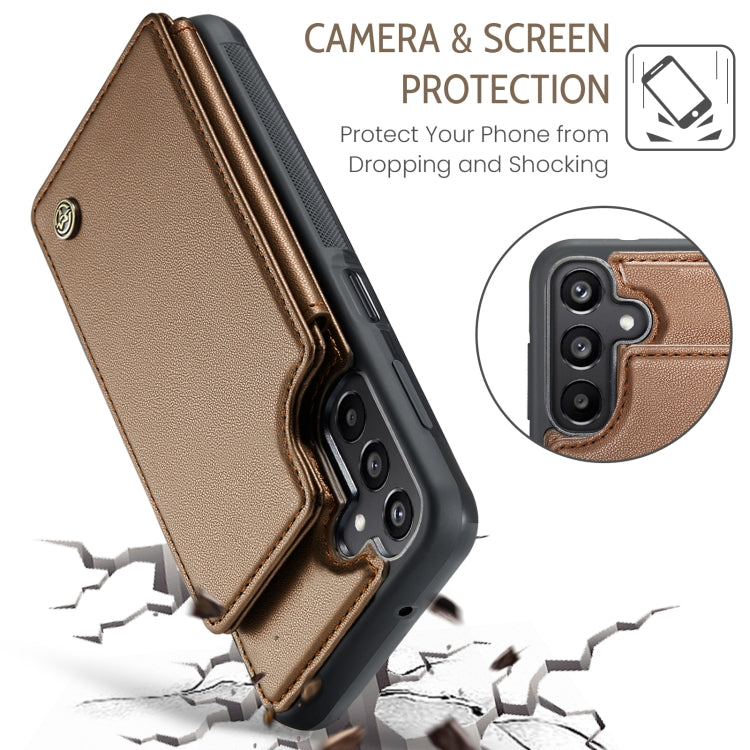 For Samsung Galaxy A16 5G CaseMe C22 Card Slots Holder RFID Anti-theft Phone Case
